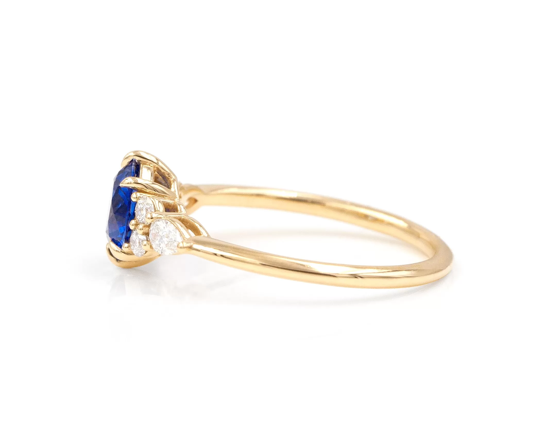 1.07-Carat Blue Sapphire Marit Ring