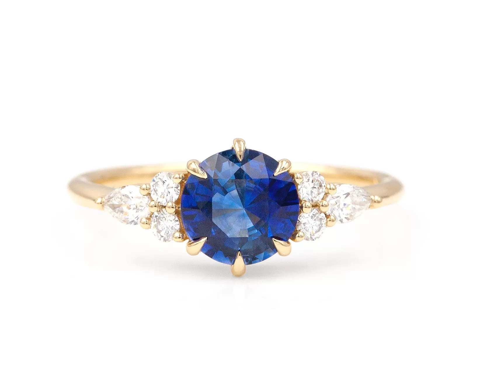 1.07-Carat Blue Sapphire Marit Ring