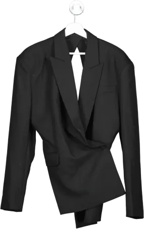 Afterhours Black Open Back Blazer UK XS