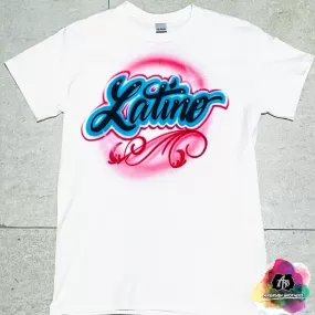 Airbrush Latino Shirt Design