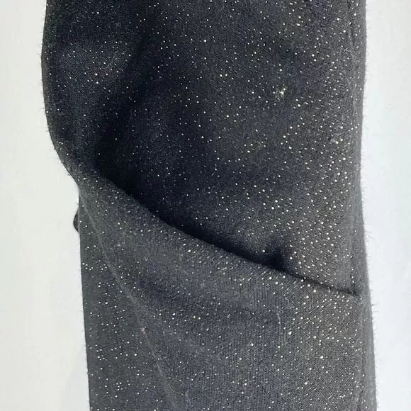 Alexander McQueenblack and gold tweed dress