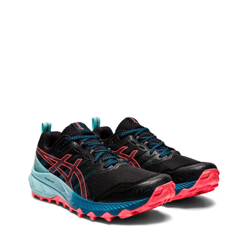 ASICS SNEAKERS 1012A904-003 GEL-TRABUCO 9 NERO-CORALLO