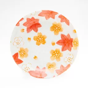 Autumn Leaves Porcelain Plate