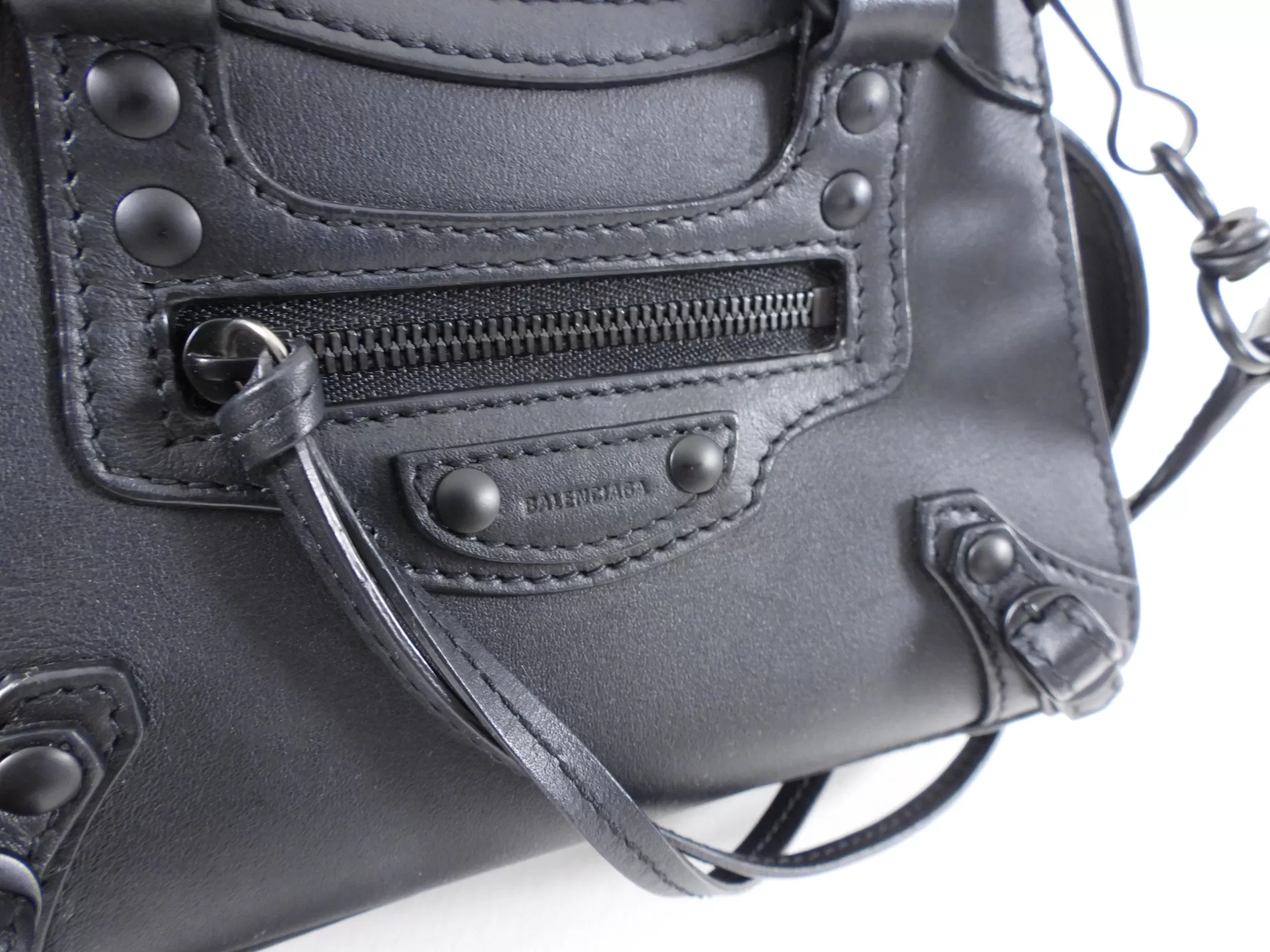 Balenciaga All Black Shadow Neo Nano Micro Bag