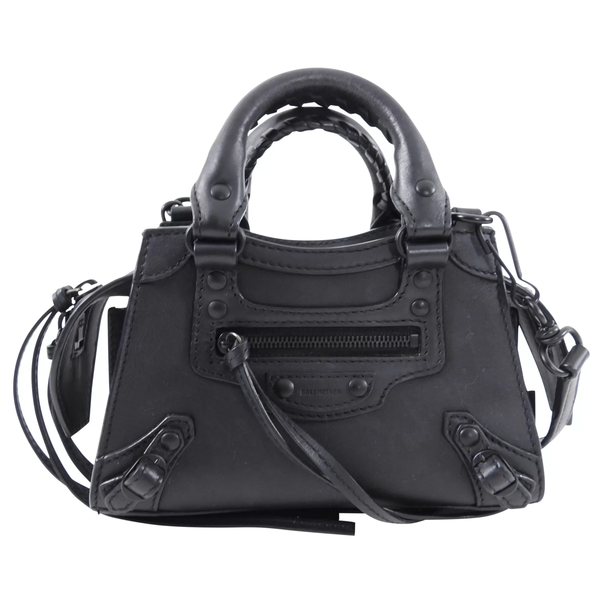 Balenciaga All Black Shadow Neo Nano Micro Bag