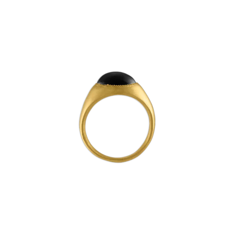 Black Tourmaline Roz Ring