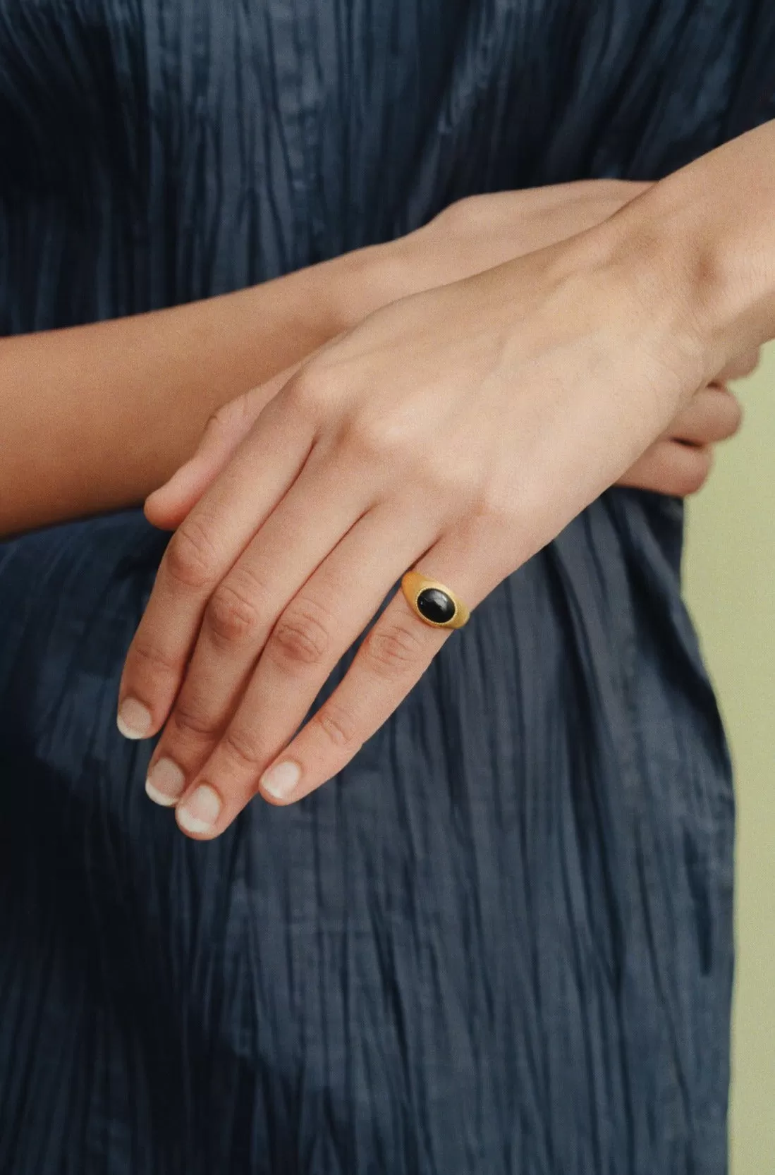 Black Tourmaline Roz Ring