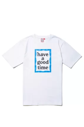 BLUE FRAME S/S TEE WHITE