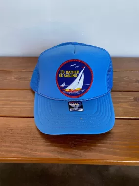 Blue I'd Rather Be Sailing Hat