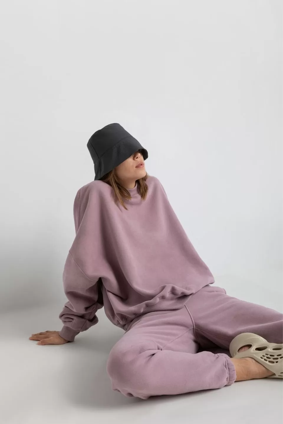 Bluza BERRY oversize - jagodowy