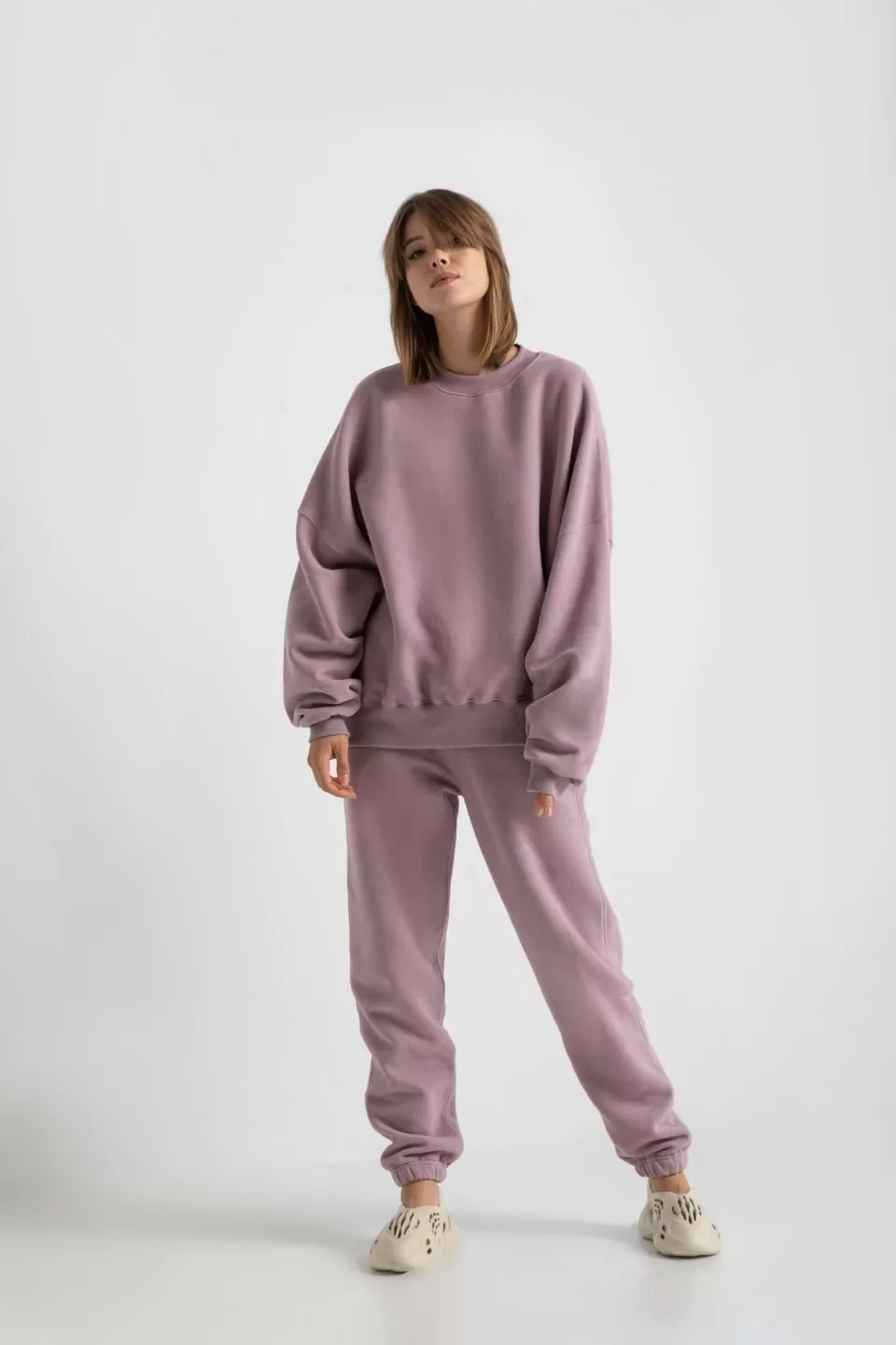 Bluza BERRY oversize - jagodowy