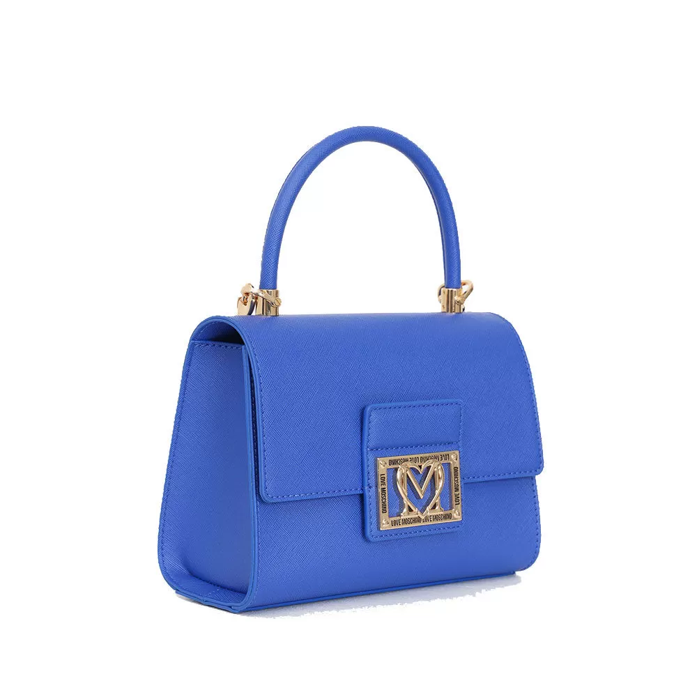 Borsa Donna a Mano LOVE MOSCHINO linea Casual Chic colore Blu Zaffiro