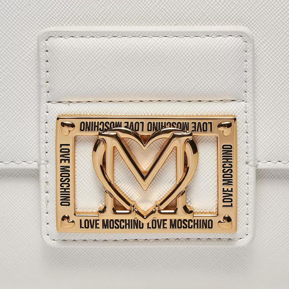 Borsa Donna a Spalla LOVE MOSCHINO linea Casual Chic colore Bianco