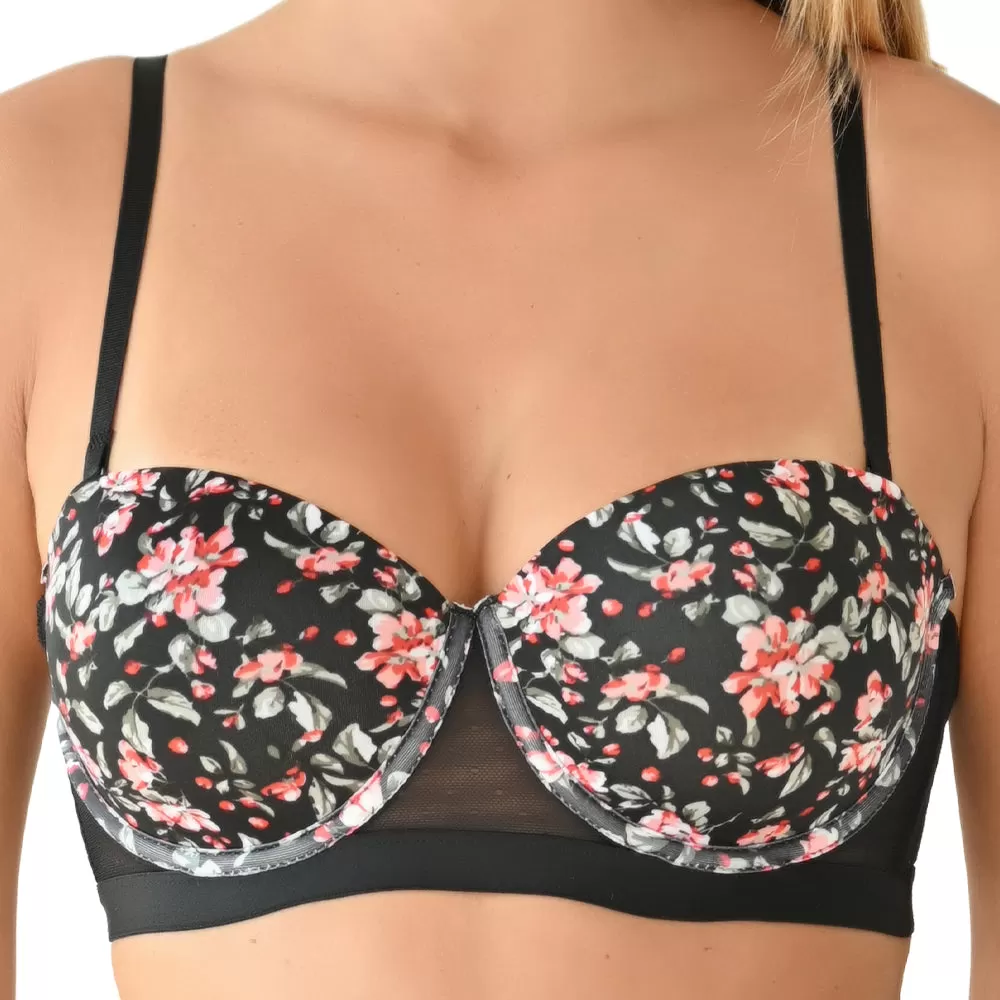 Brasier coordinable strapless  con varilla 24269 Carnival