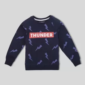 C1110  TX Thunder Blue Sweat Shirt