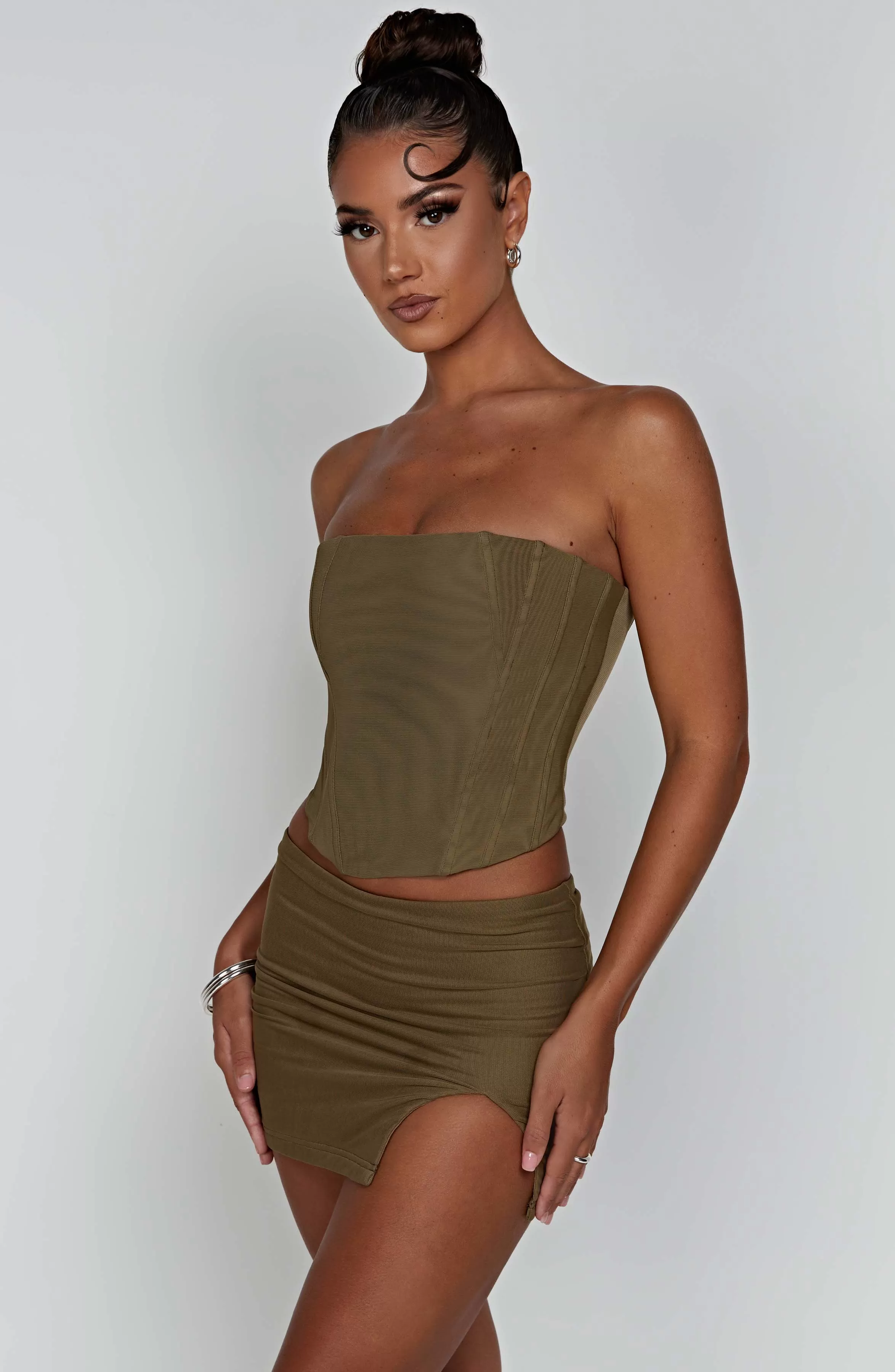 Cami Corset - Khaki