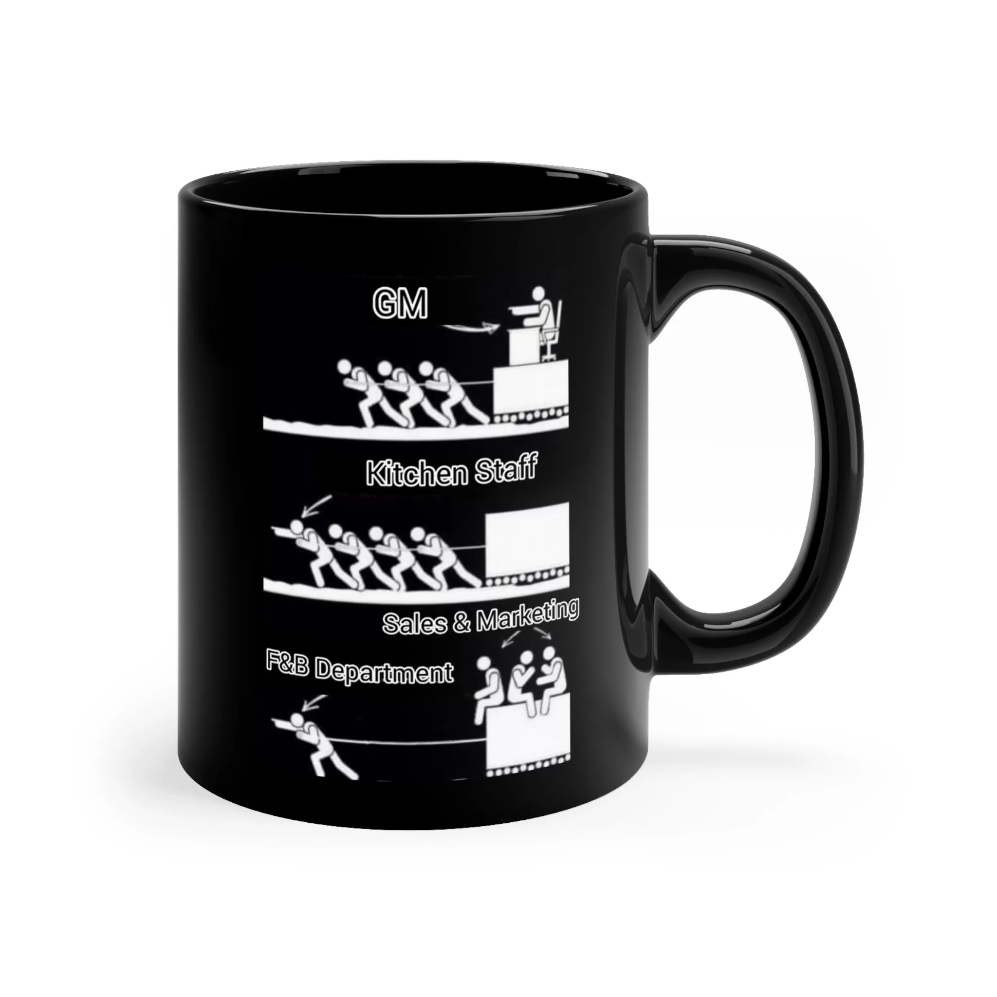 Chef Black Mug Design