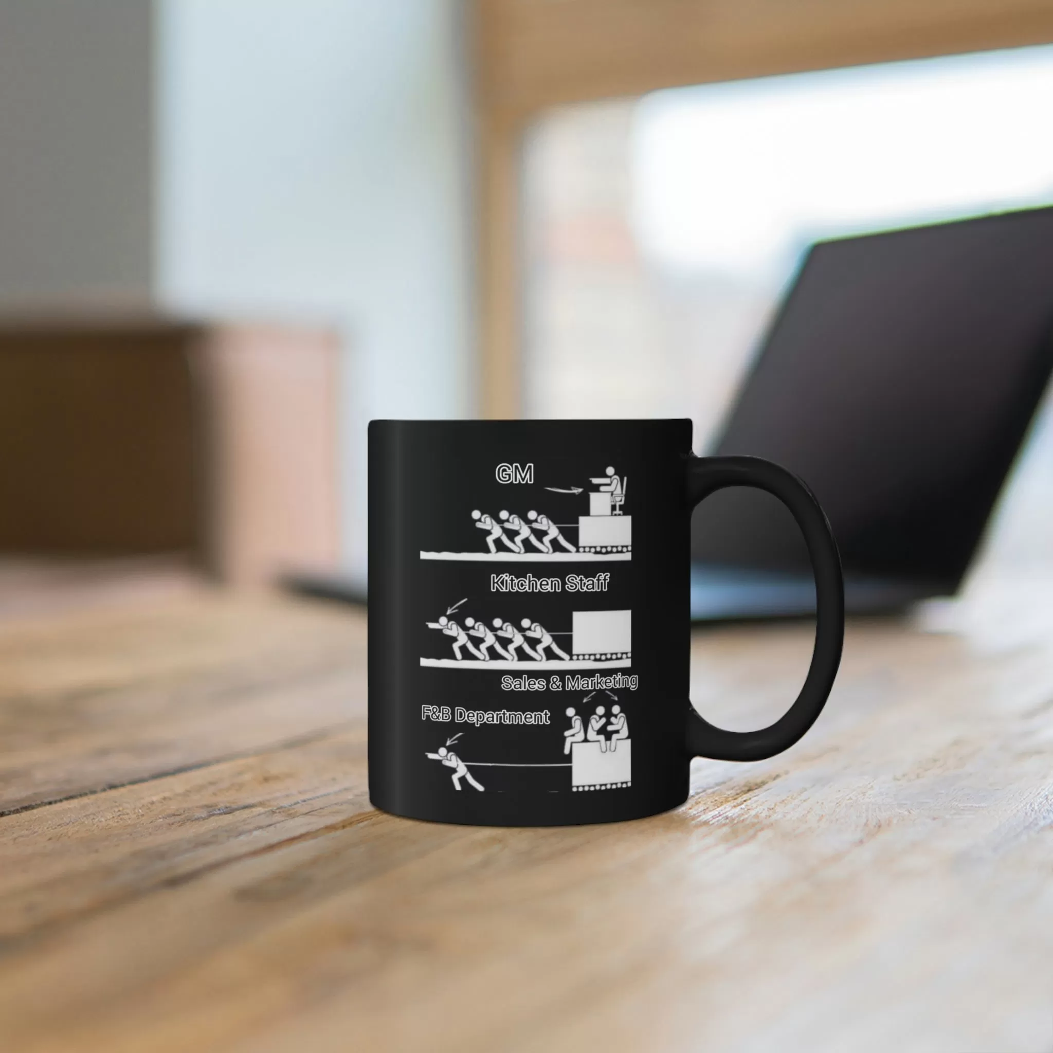 Chef Black Mug Design