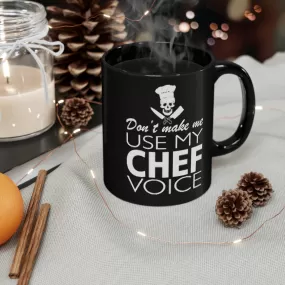 Chef Black Mug Design