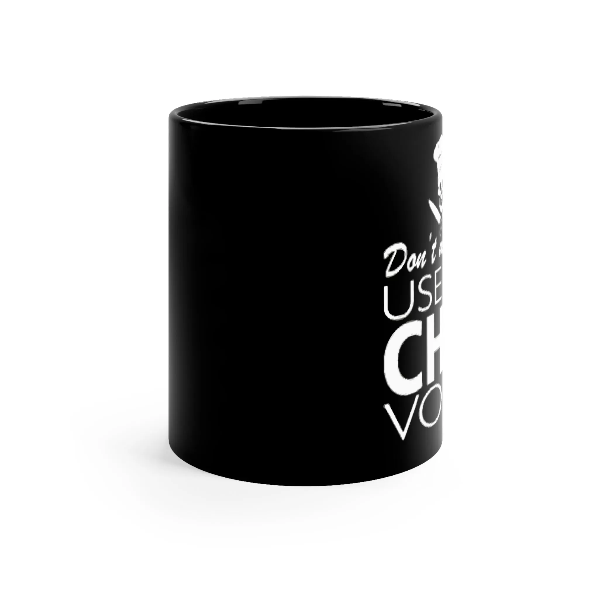 Chef Black Mug Design