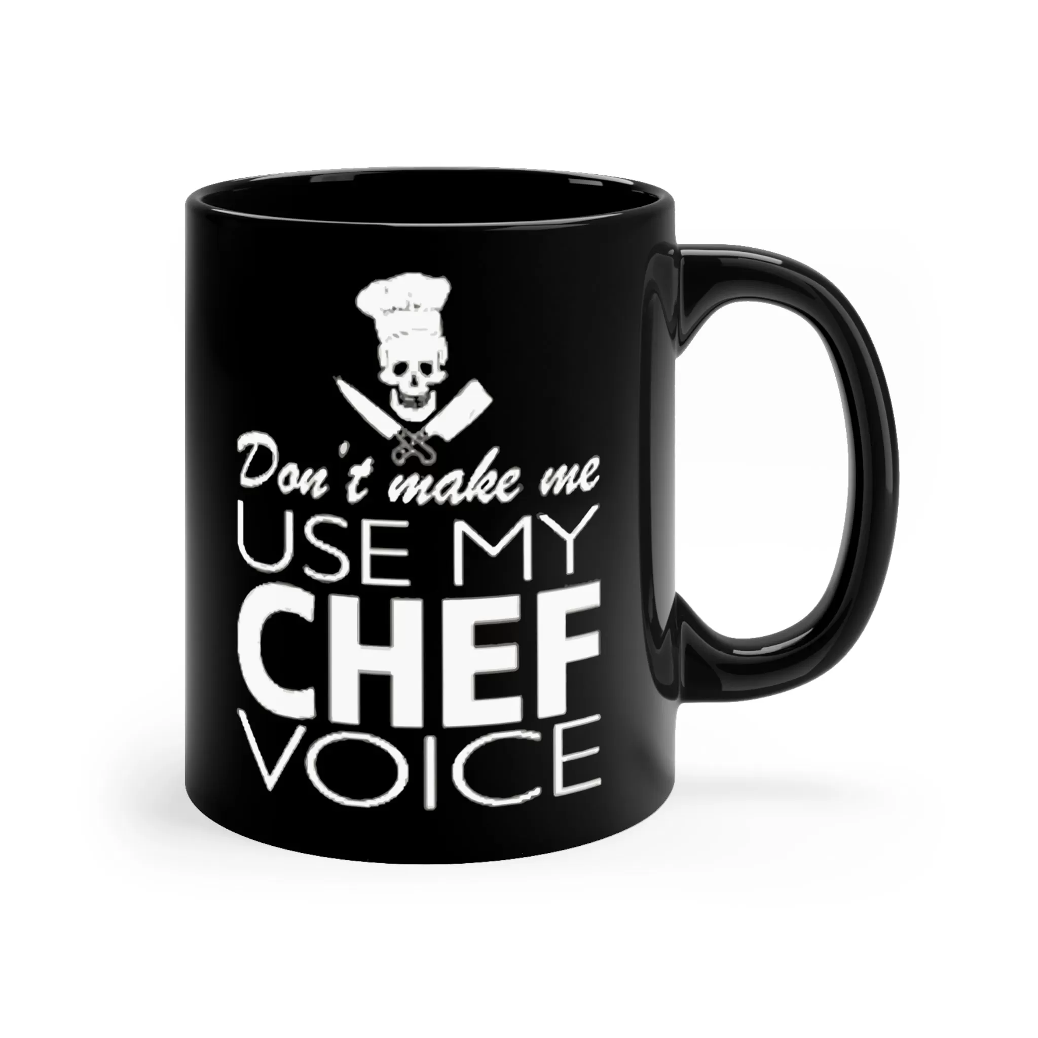 Chef Black Mug Design