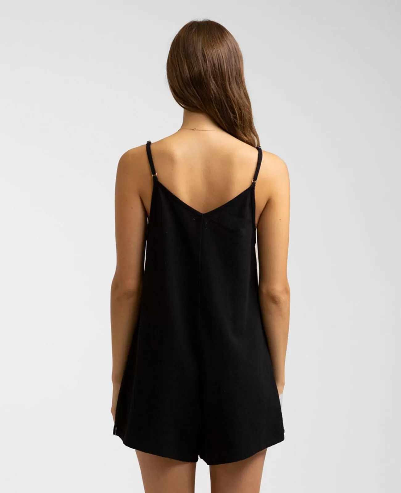 Classic Adjustable Romper / Black