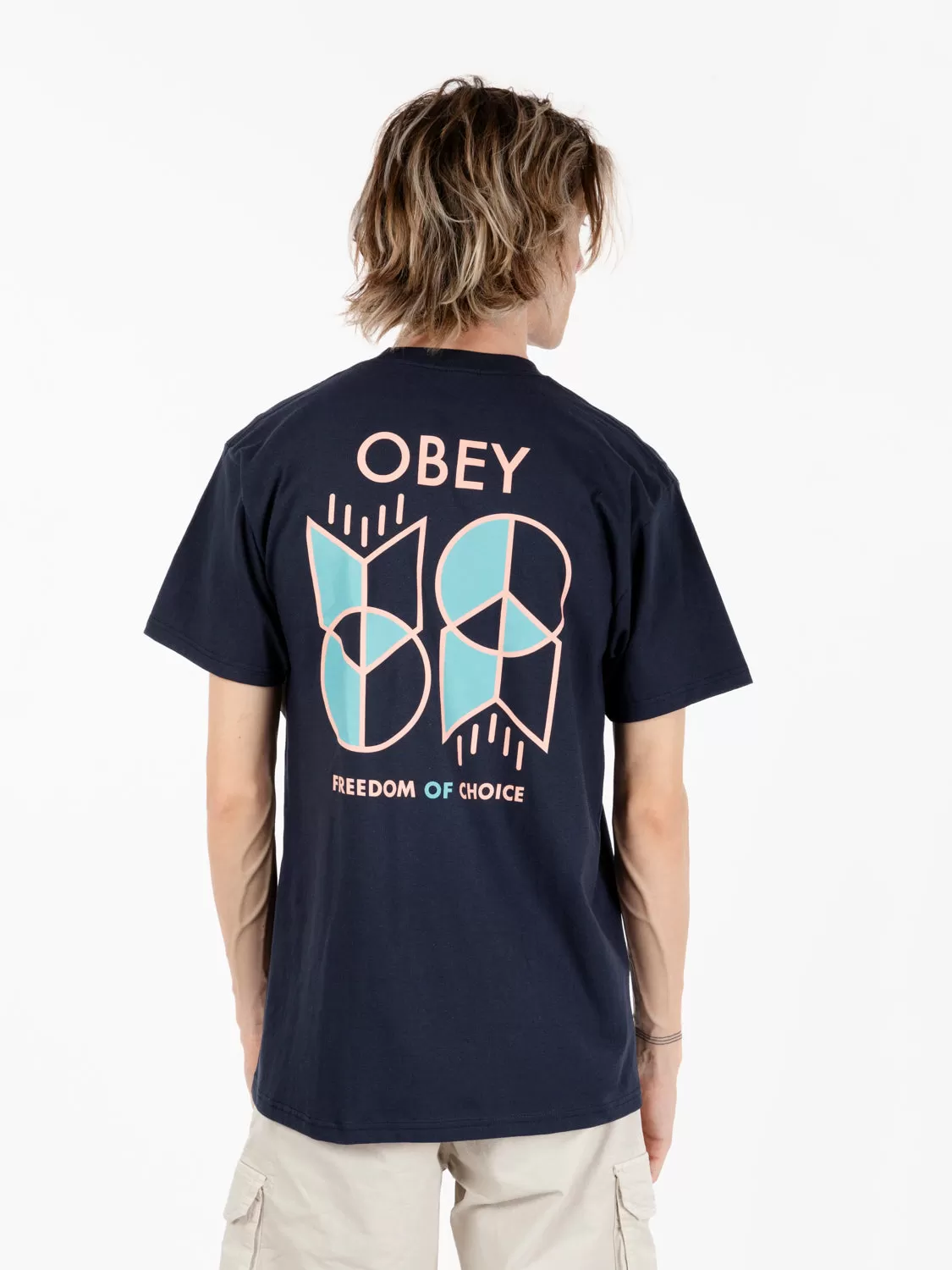 Classic t-shirt Freedom of Choice navy