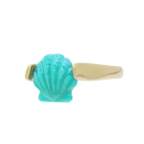 CONCHA TURQUOISE RING