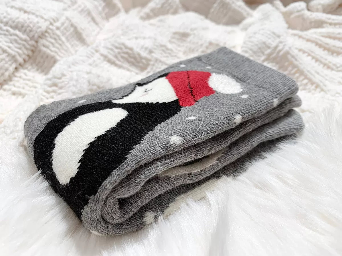 Cozy Cotton Socks - Penguins