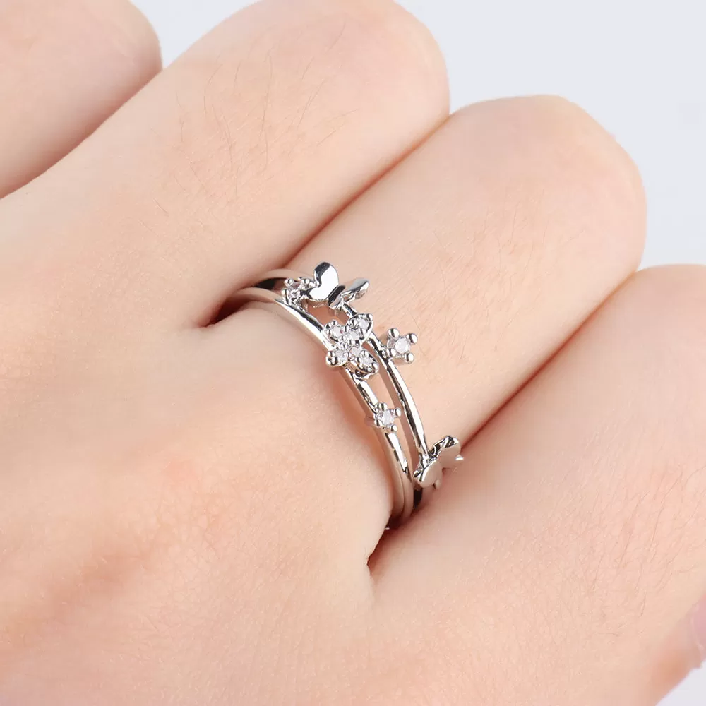 Delicate Butterfly Ring