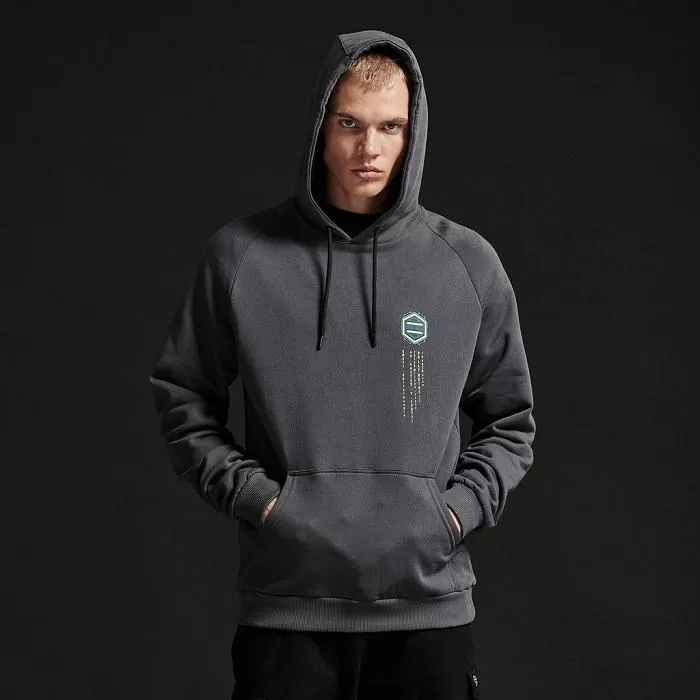 Dolly Noire men's sweatshirt with Shitai Hoodie SW371 grey