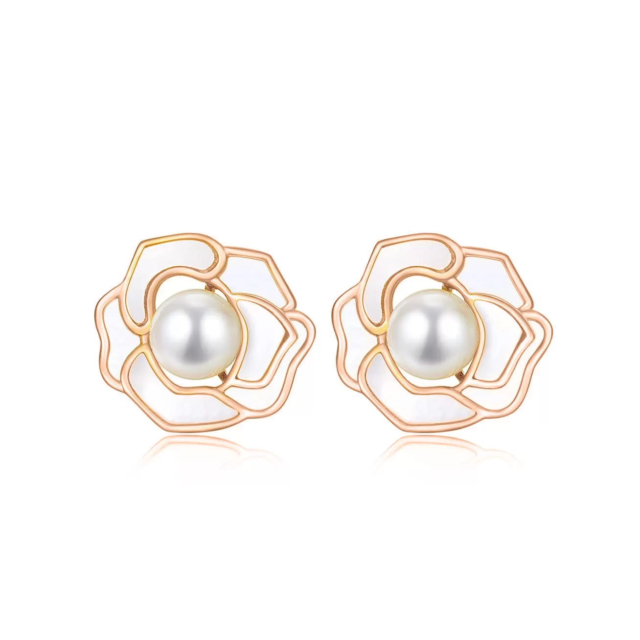 Elegant Freshwater Pearl Earrings WE00372 | GARDENS