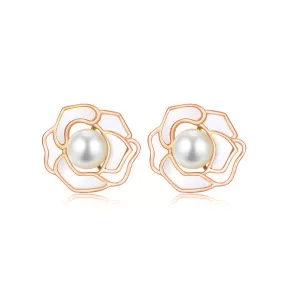 Elegant Freshwater Pearl Earrings WE00372 | GARDENS