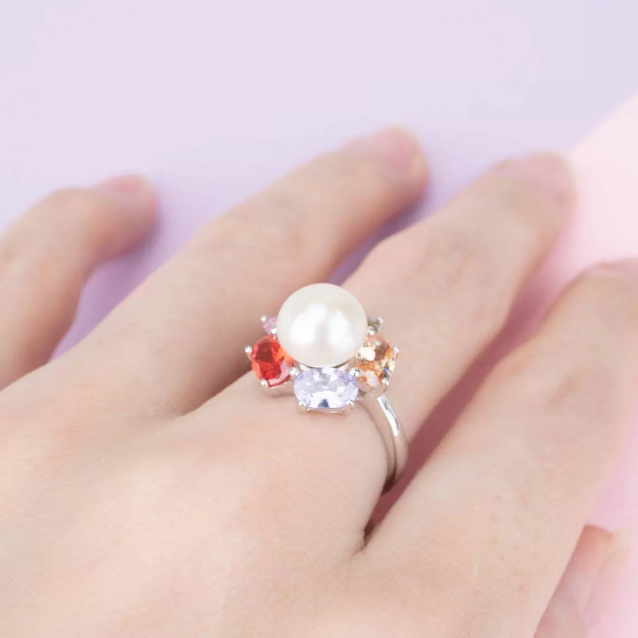 Elegant Freshwater Pearl Ring WR00022