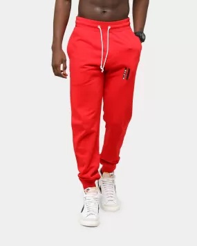 Elevn Clothing Co. Pillar Panel Trackpants Red