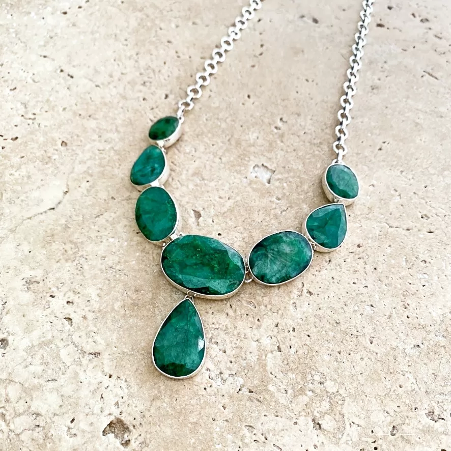 Emerald Quartz Necklace - Grace