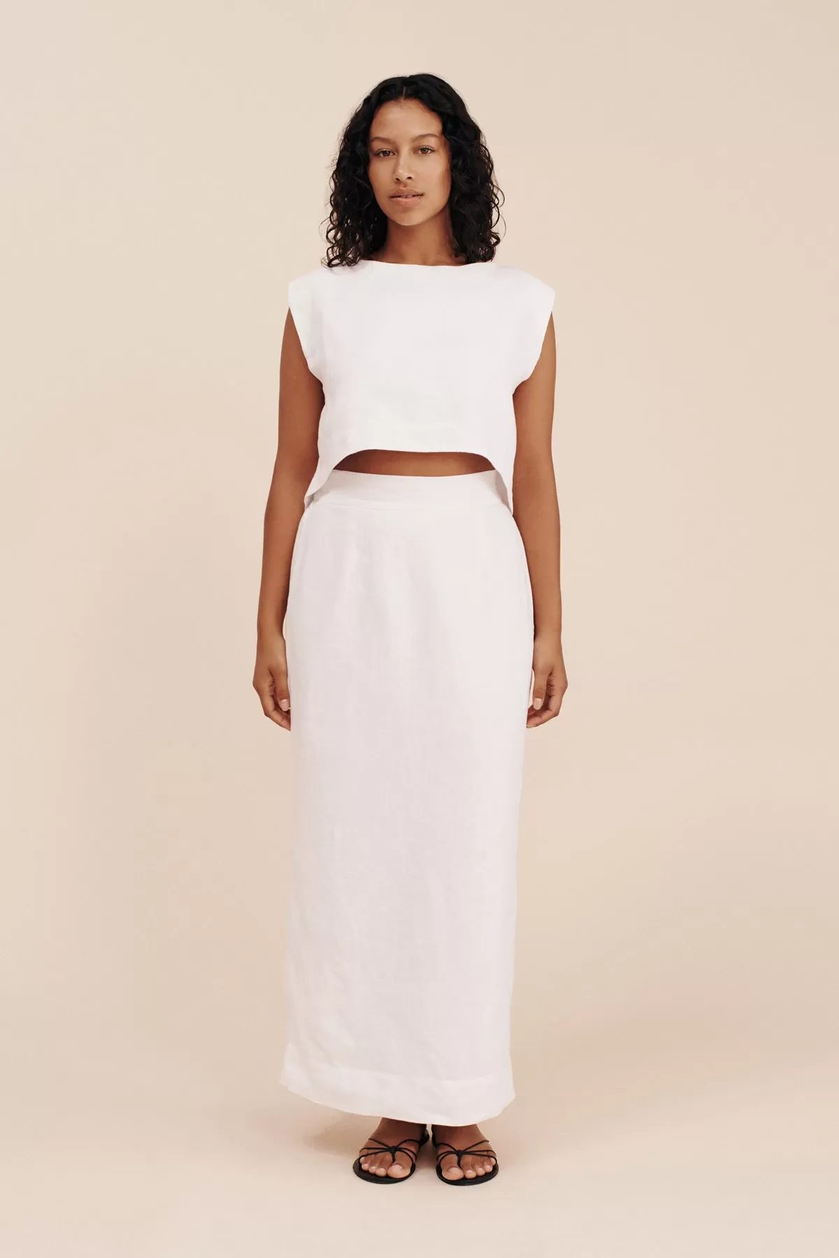 EMMA PENCIL SKIRT - IVORY