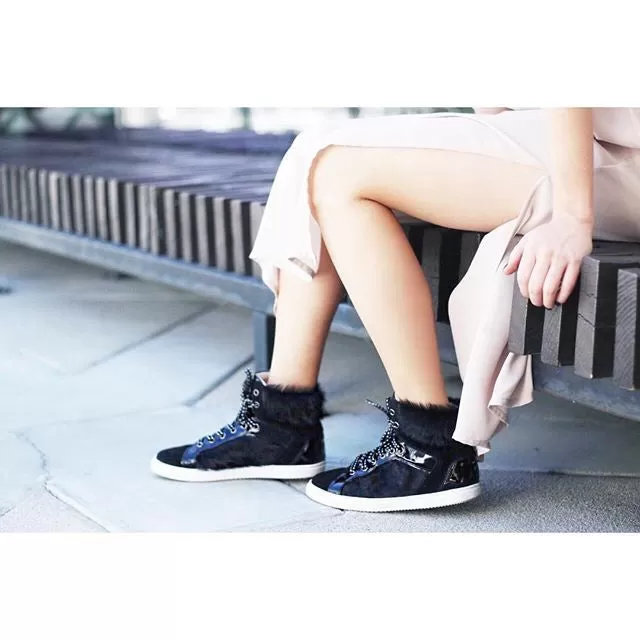 FALKLAND BLACK high-top Sneaker