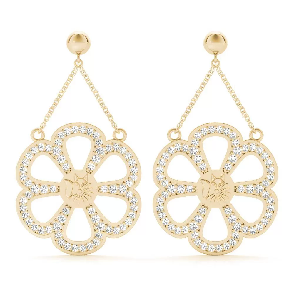 Fallyn Majestic Ferris Wheel Earrings