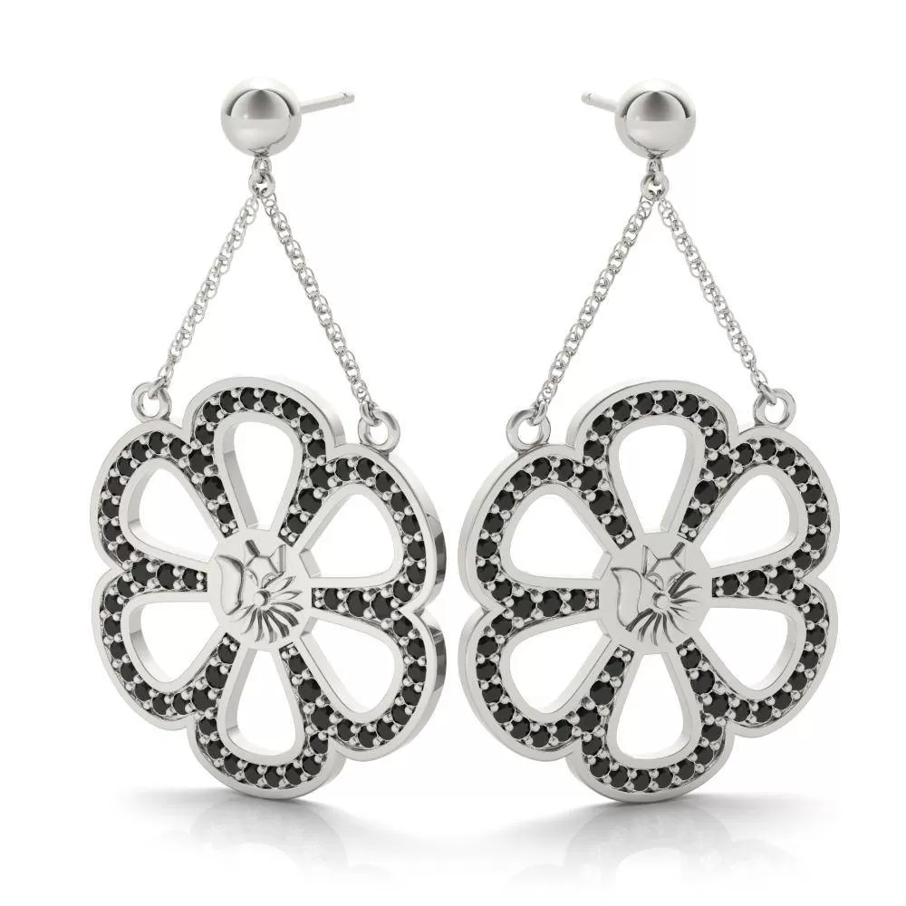 Fallyn Majestic Ferris Wheel Earrings