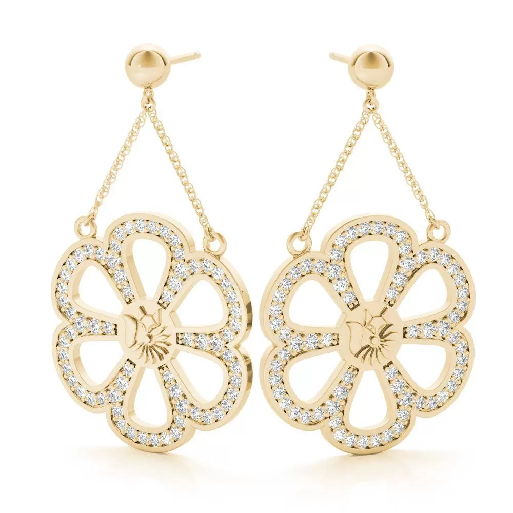 Fallyn Majestic Ferris Wheel Earrings