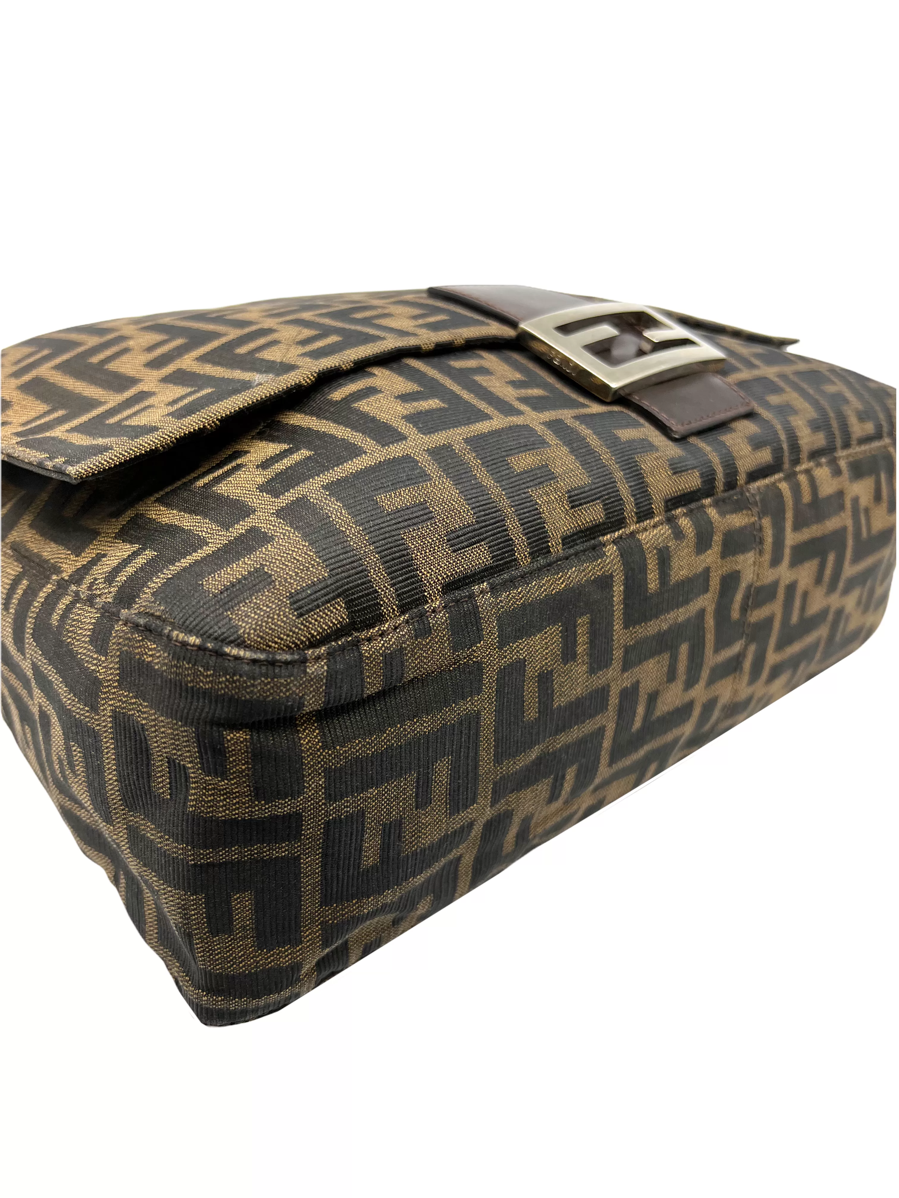 Fendi Zucca Canvas Big Mama Baguette