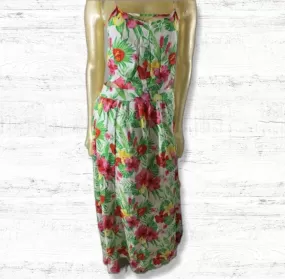 Floral summer maxi dress