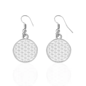 Flower of Life Earrings for Harmonious Energy