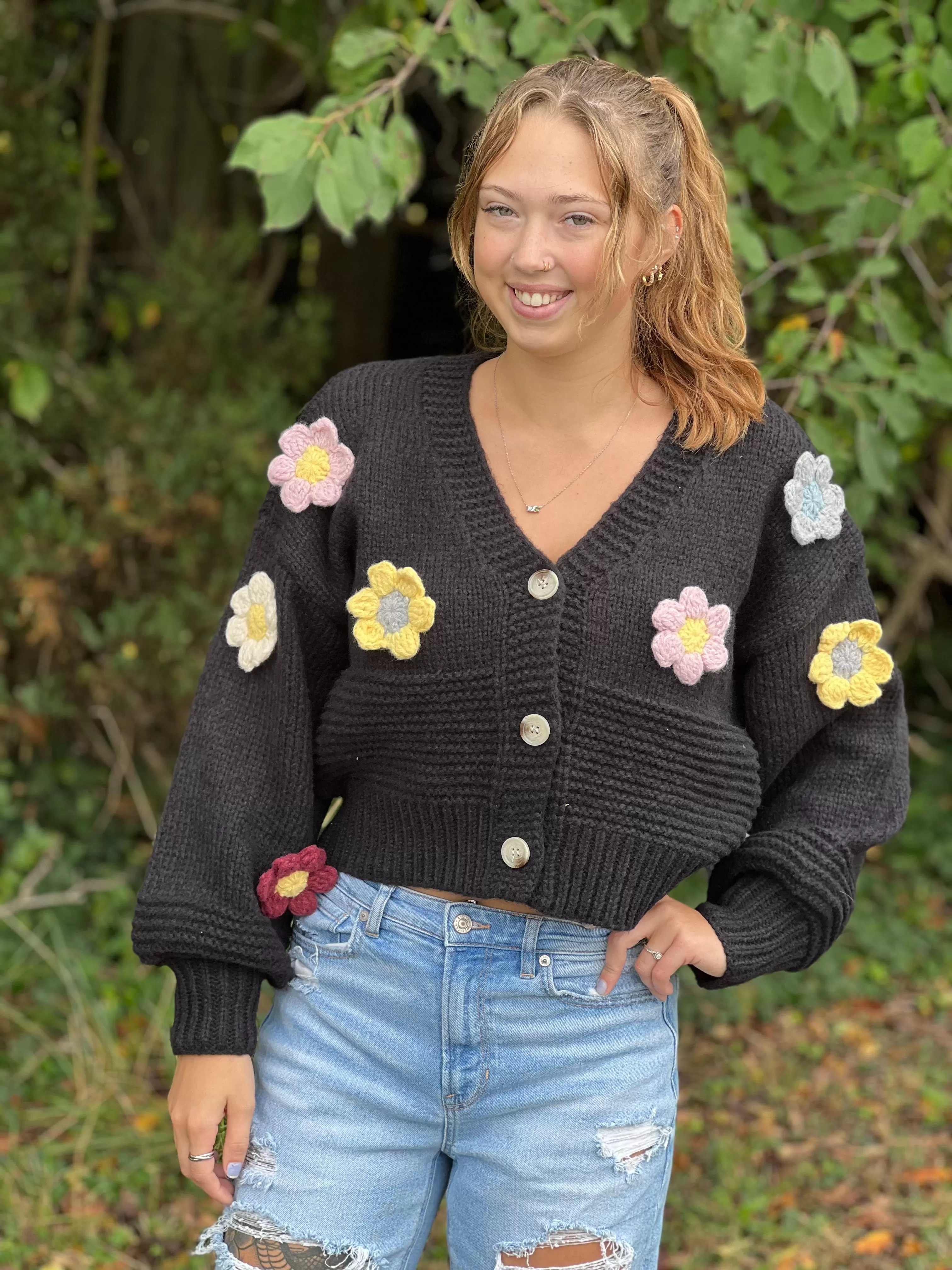 Flower Power Cardigan