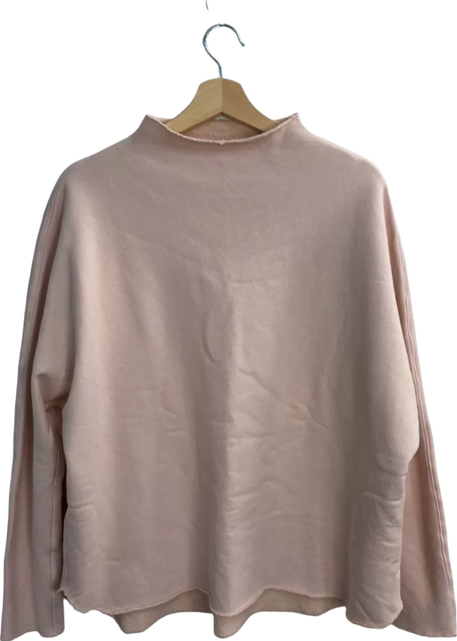 Frank & Eileen Pink Fleece Sweatshirt UK Medium