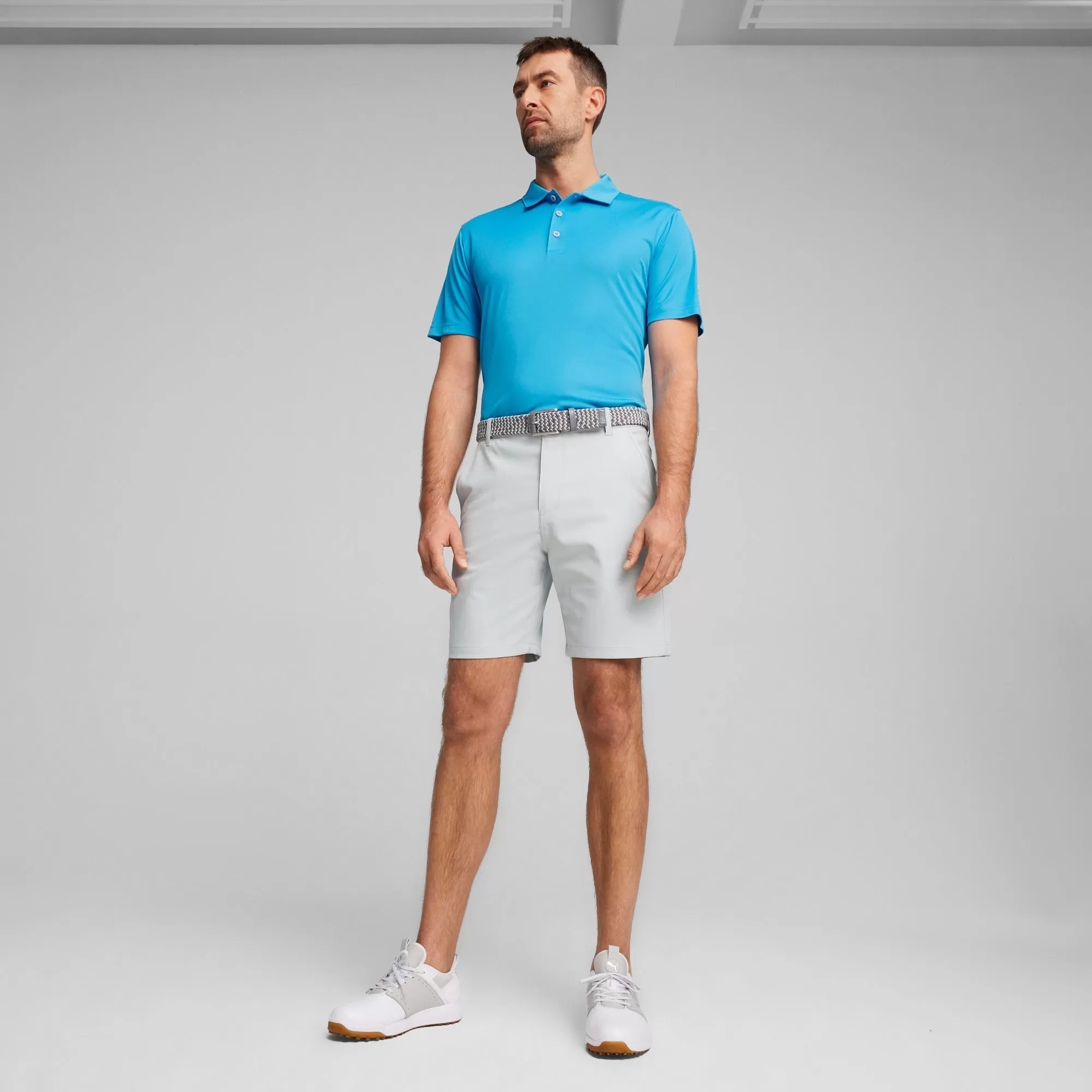 Gamer Golf Polo | Aqua Blue