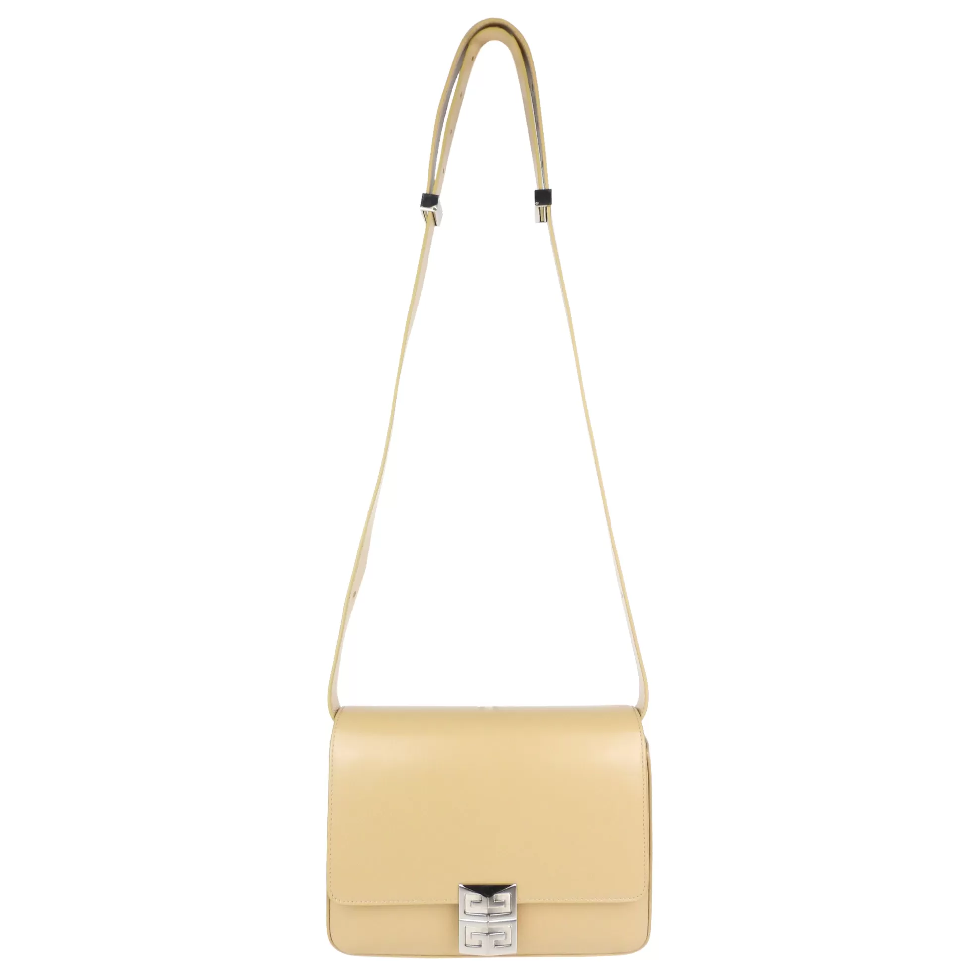 Givenchy Beige Cappuccino Smooth Box Calf 4G Shoulder Bag