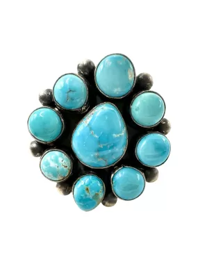 Glorieta Authentic Blue Ridge Turquoise Ring