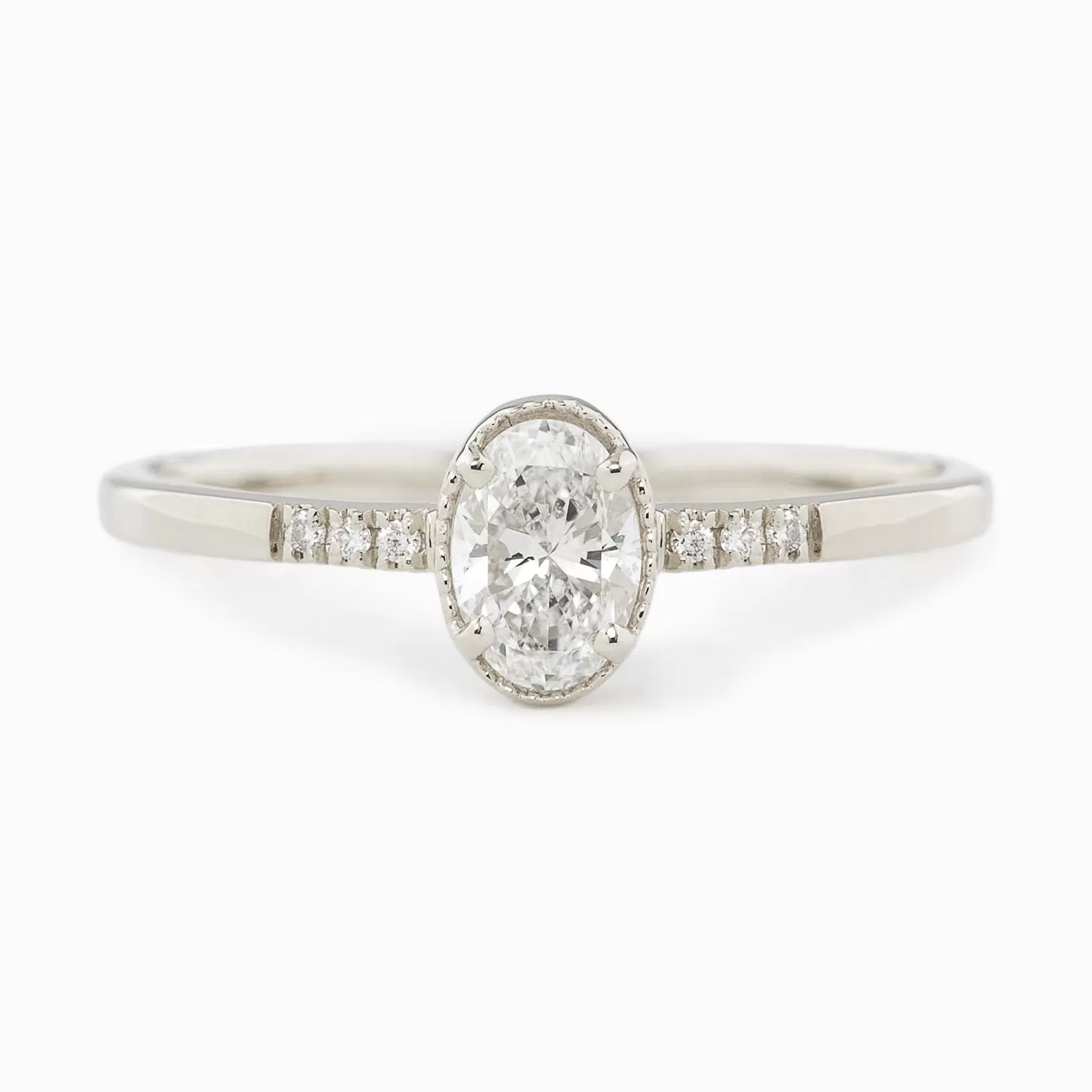 Grace 0.40ct Oval Diamond Ring, 14K Gold